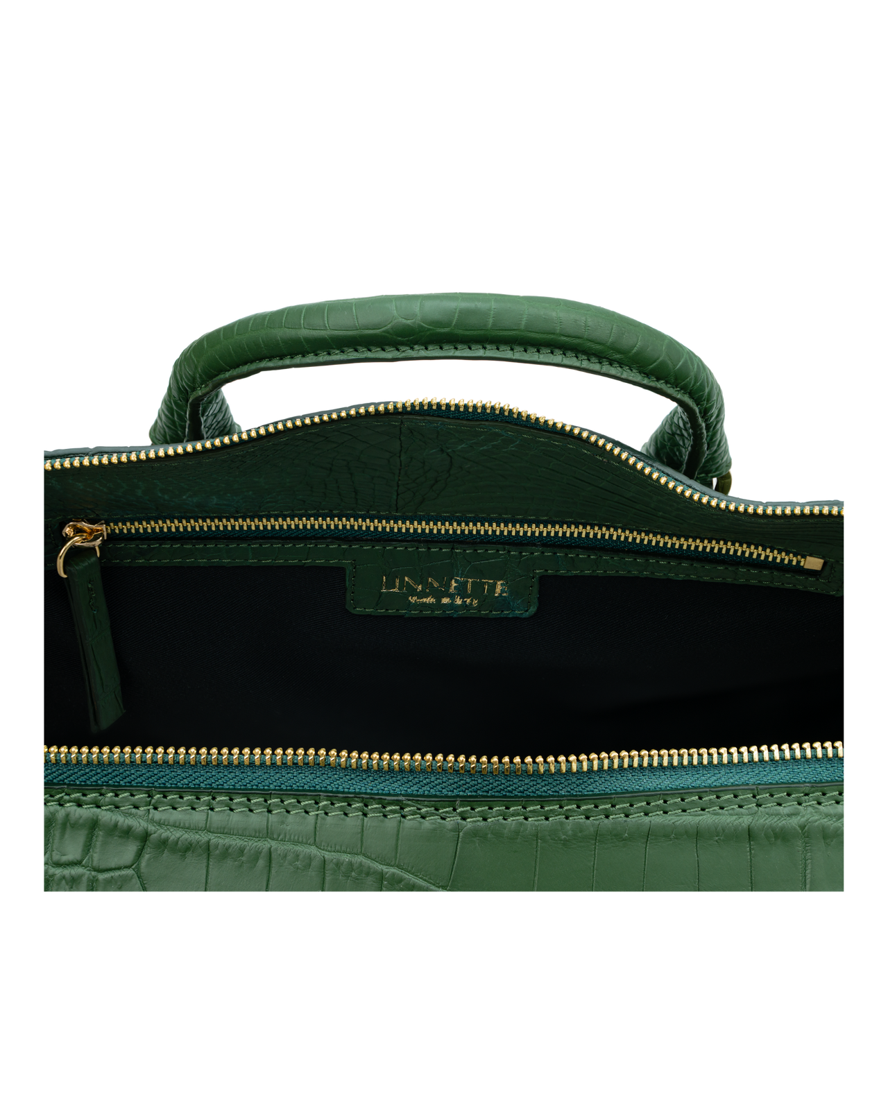 Emily Duffle Crocodile Forest Green