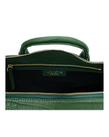 Emily Duffle Crocodile Forest Green