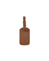 Crocodile Luggage Tag Brown