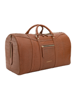 Emily Duffle Crocodile Brown