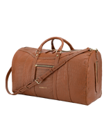 Emily Duffle Crocodile Brown