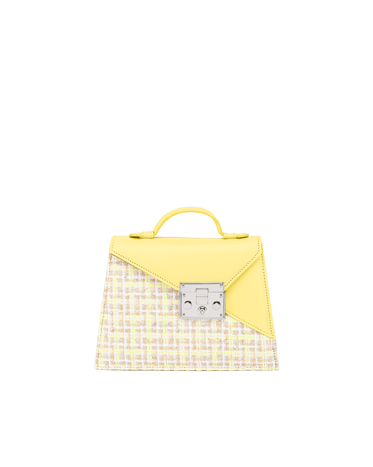 ALEXA 1960 Canary handbag yellow front view