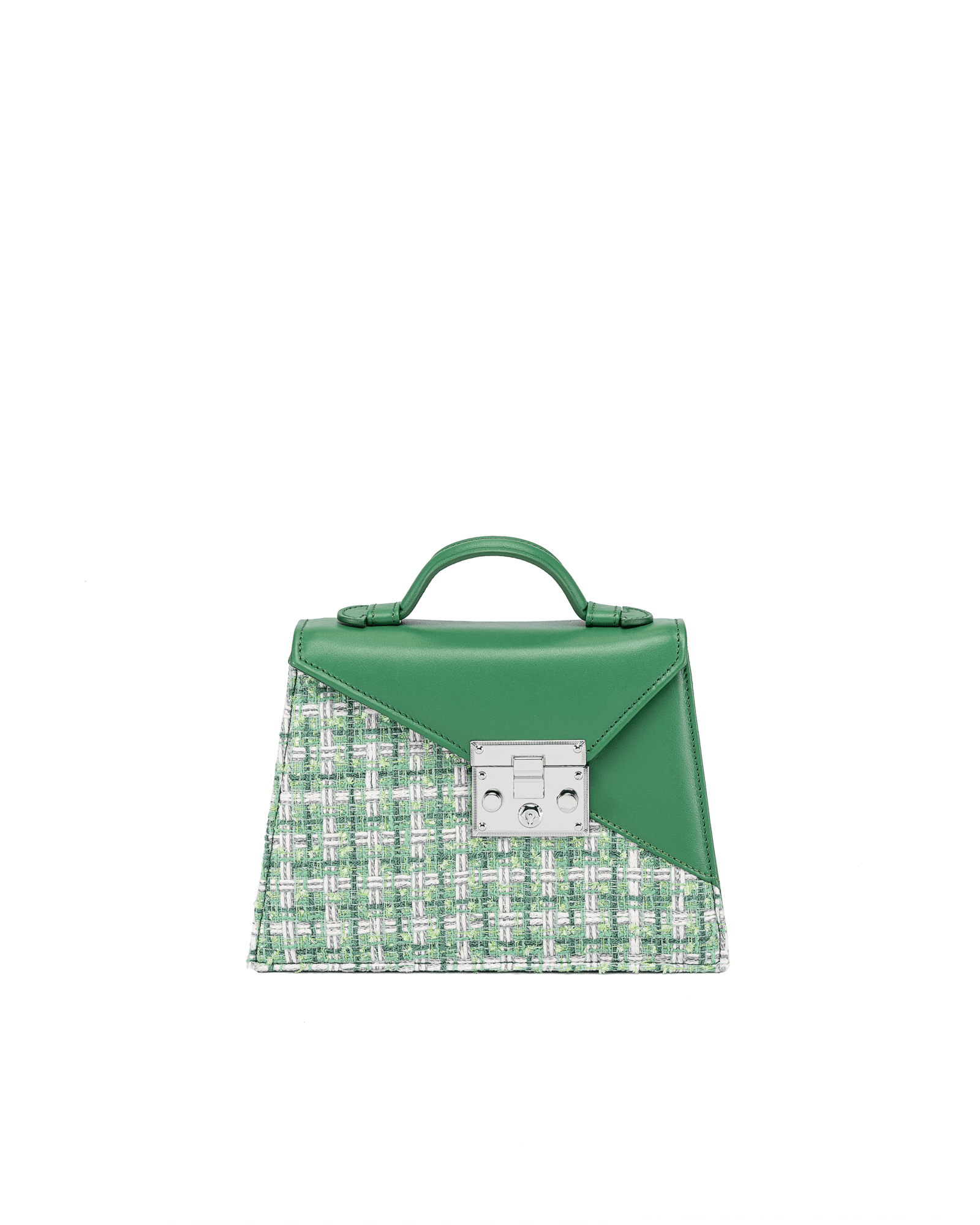 ALEXA 1960 Emerald handbag green front view