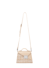ALEXA 1960 Taupe handbag with strap