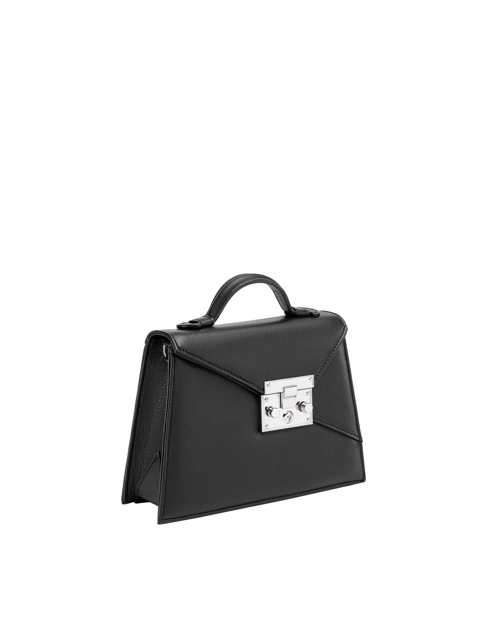 ALEXA 1974 Black handbag side view