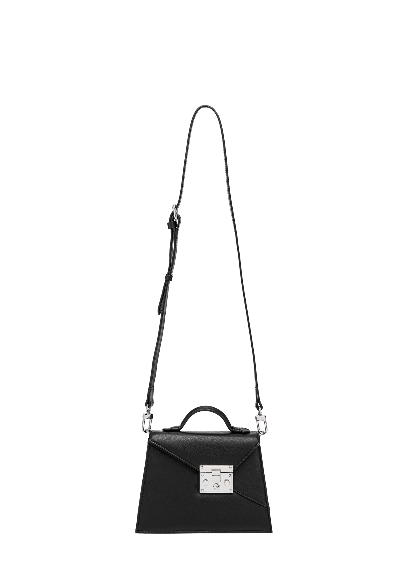 ALEXA 1974 Black handbag with strap