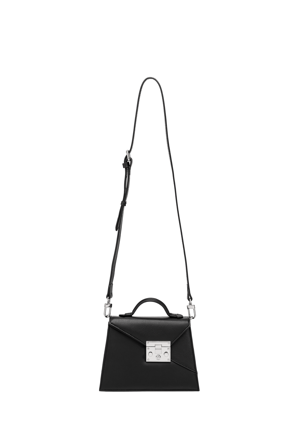 ALEXA 1974 Black handbag with strap