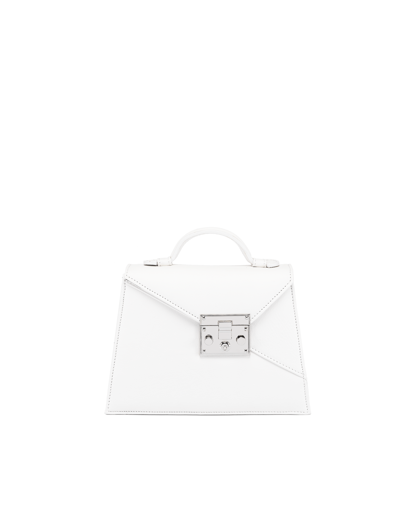 ALEXA 1974 White handbag front view
