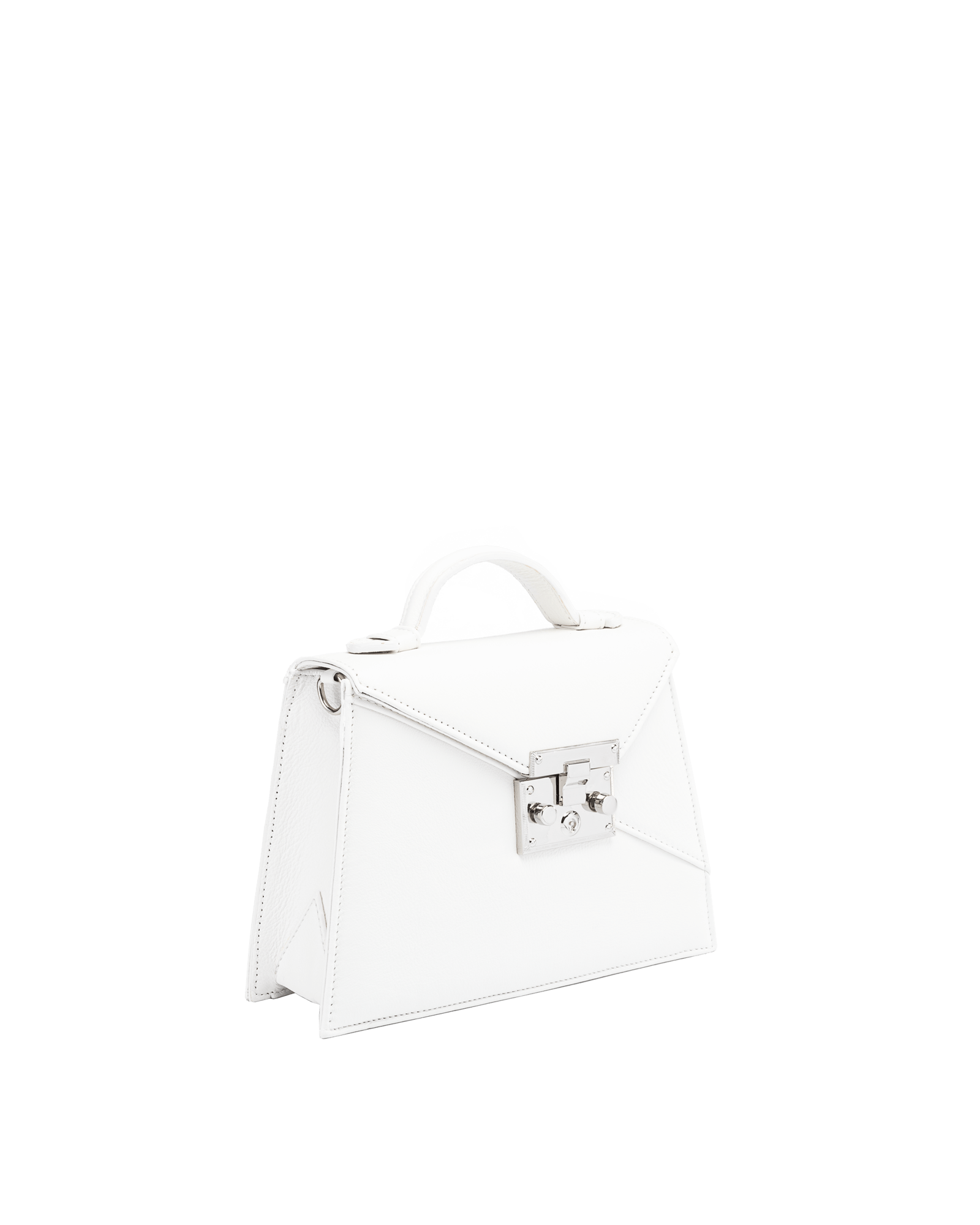 ALEXA 1974 White handbag side view