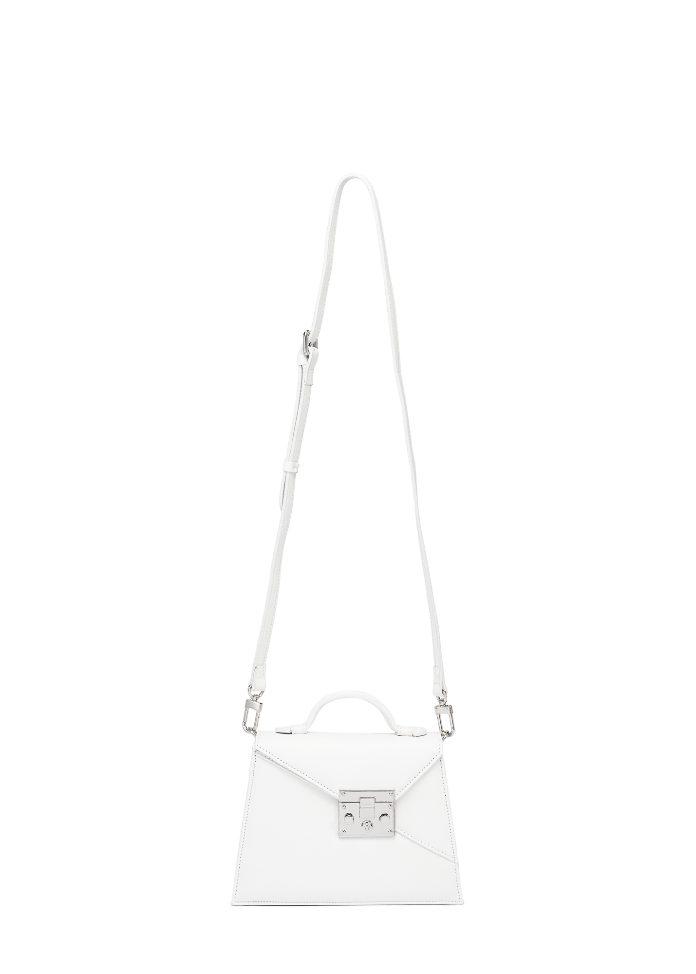ALEXA 1974 White handbag with strap
