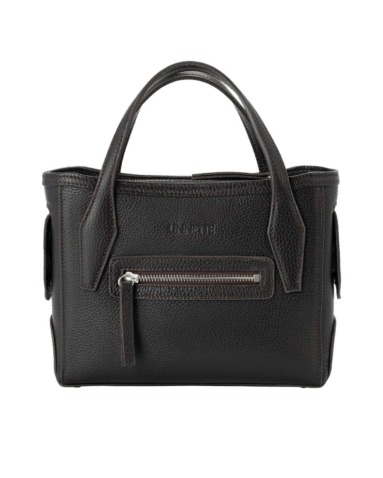 AC Dark Brown Handbag by LINNETTE