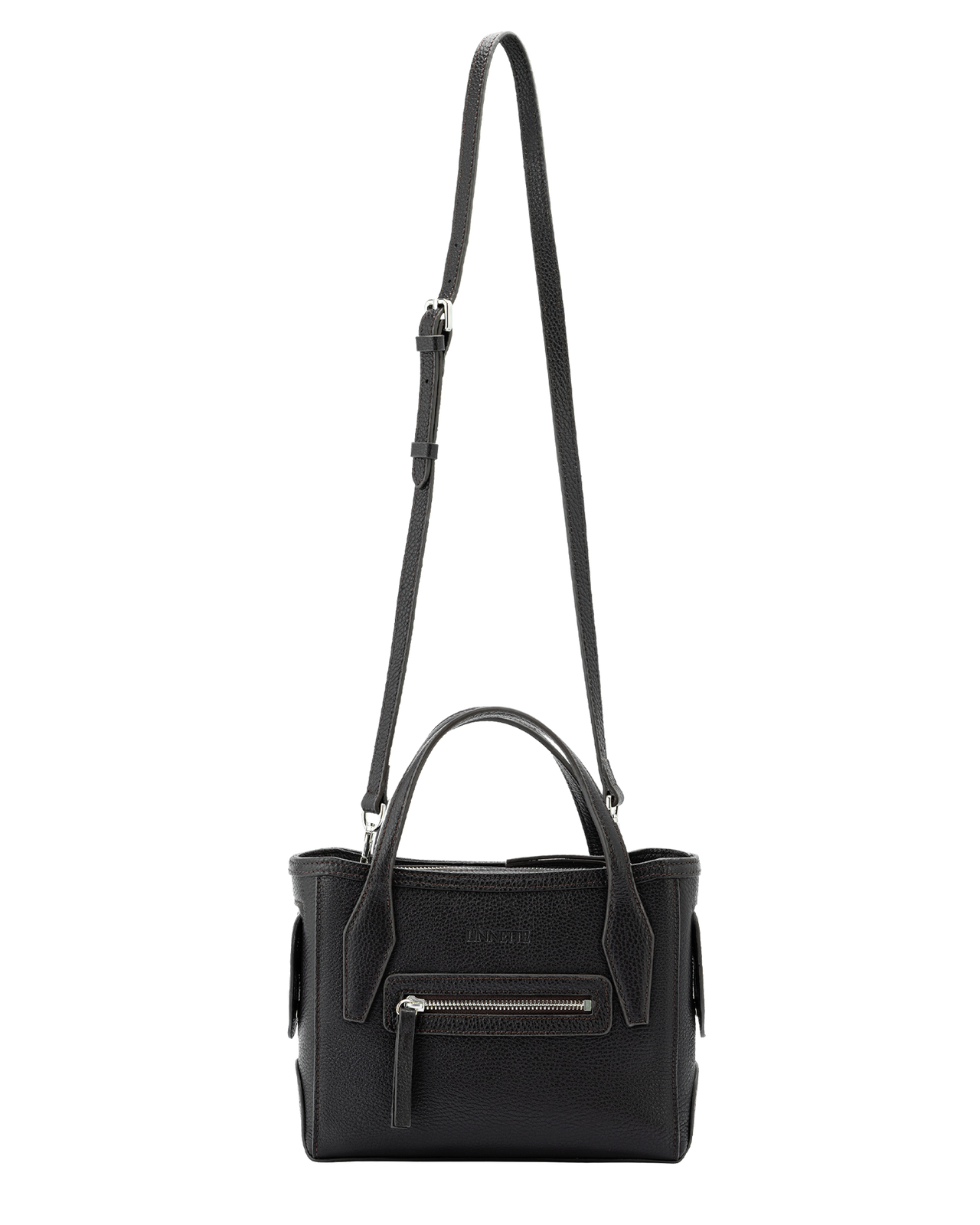 AC Dark Brown Handbag by LINNETTE