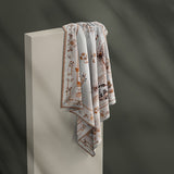 HERMOSO VIAJE Silk Scarf Coral