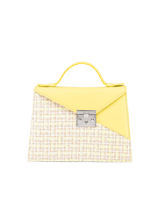 LOURDES 1960 Canary handbag front view