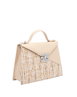 LOURDES 1960 Taupe handbag side view