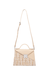 LOURDES 1960 Taupe handbag with strap