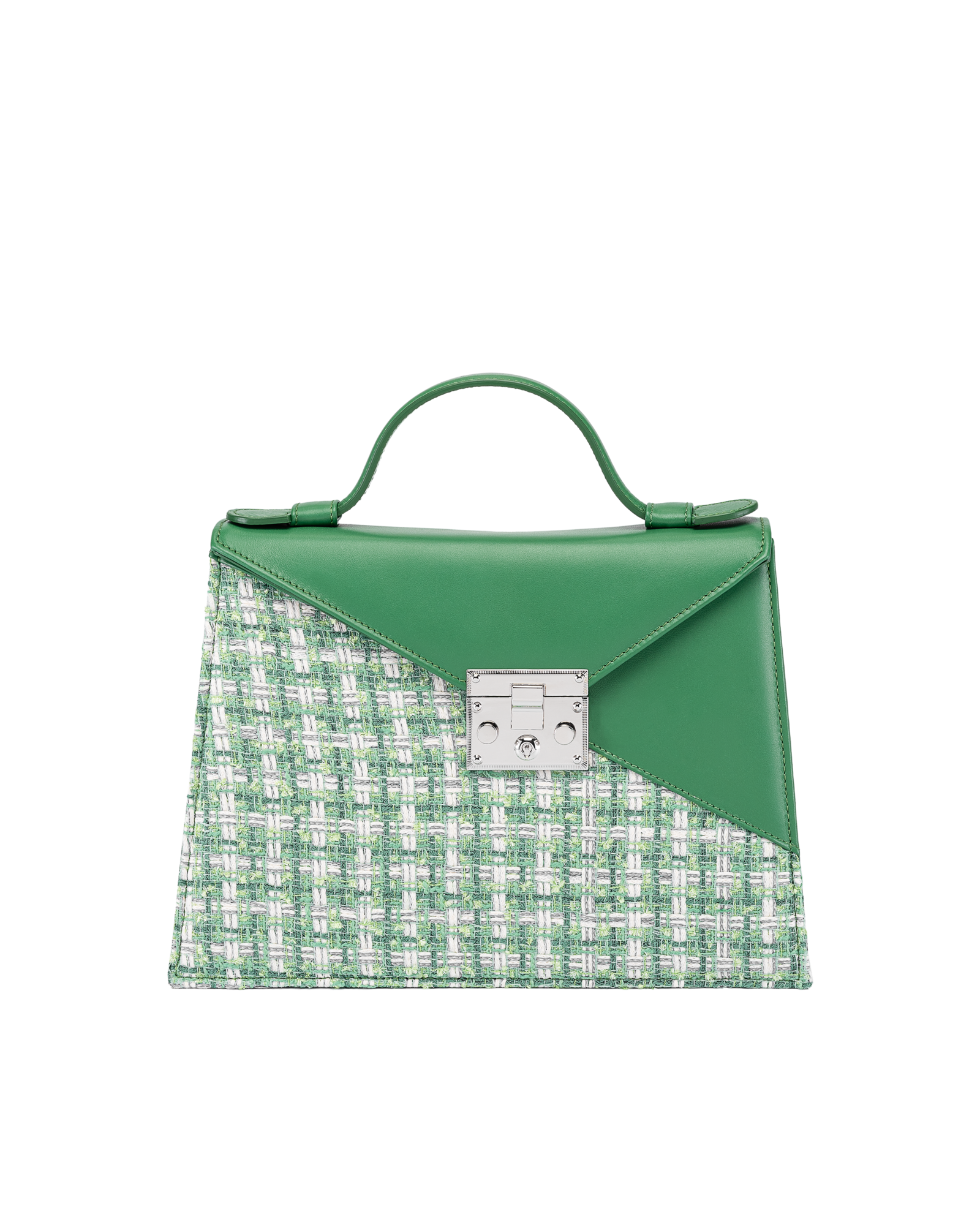 LOURDES 1960 Emerald handbag green front view