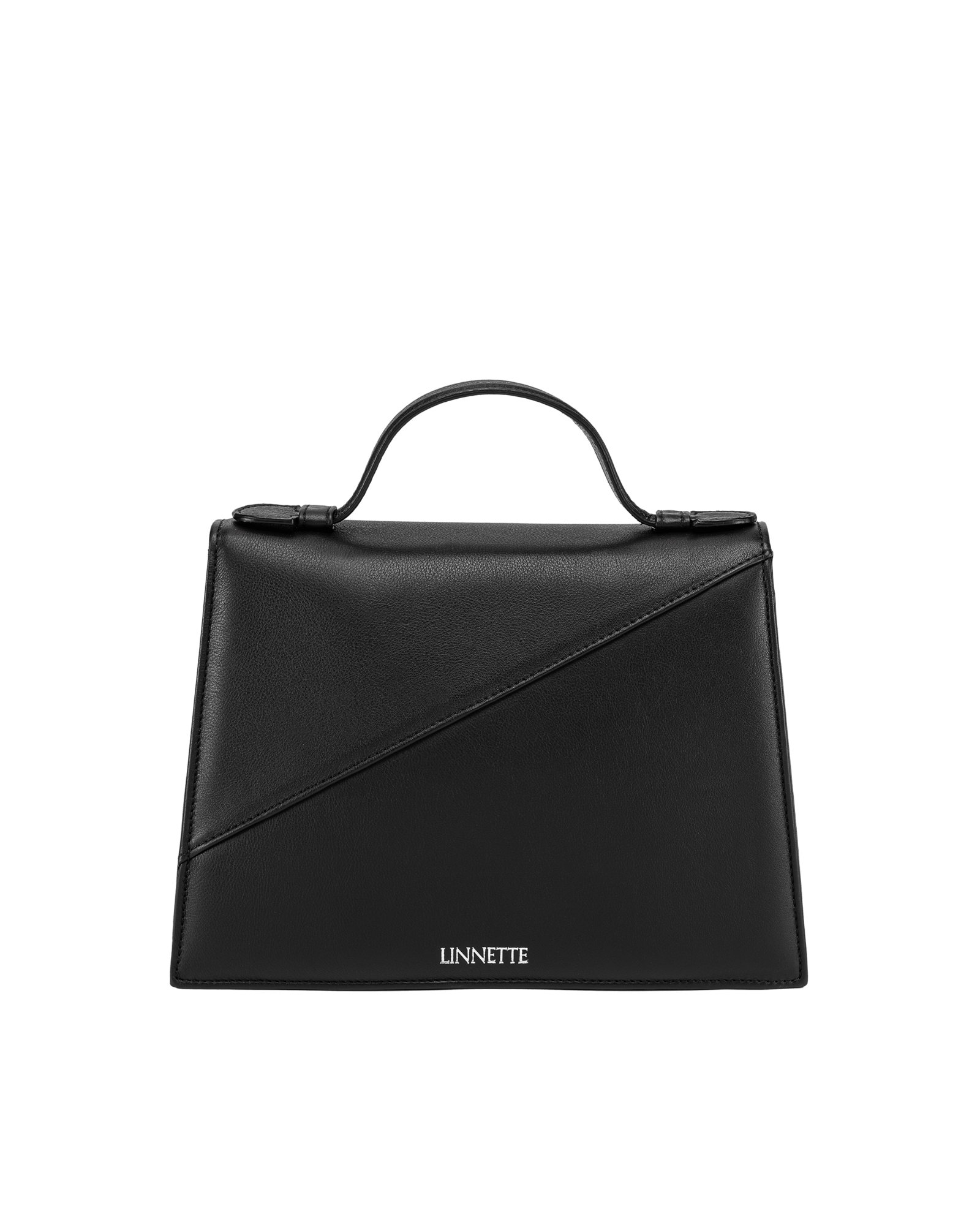 LOURDES 1974 Black handbag back view