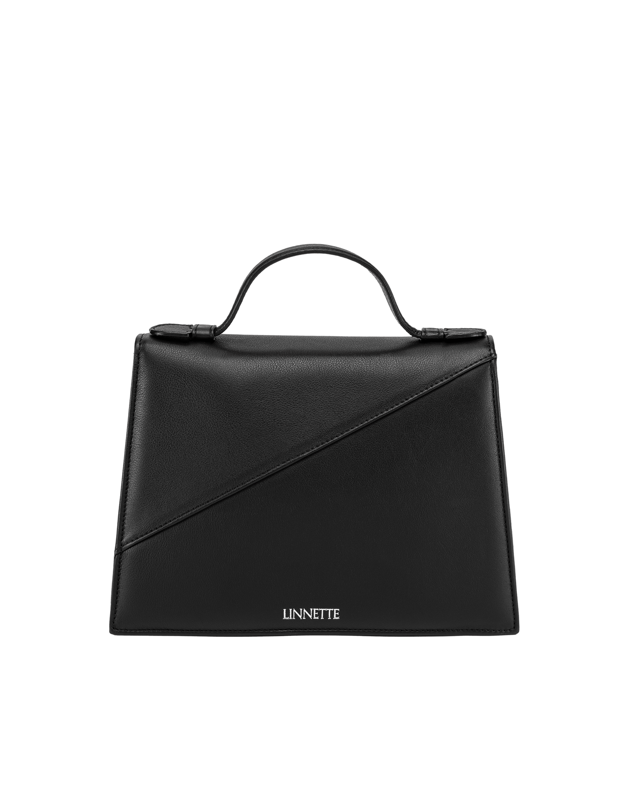 LOURDES 1974 Black handbag back view