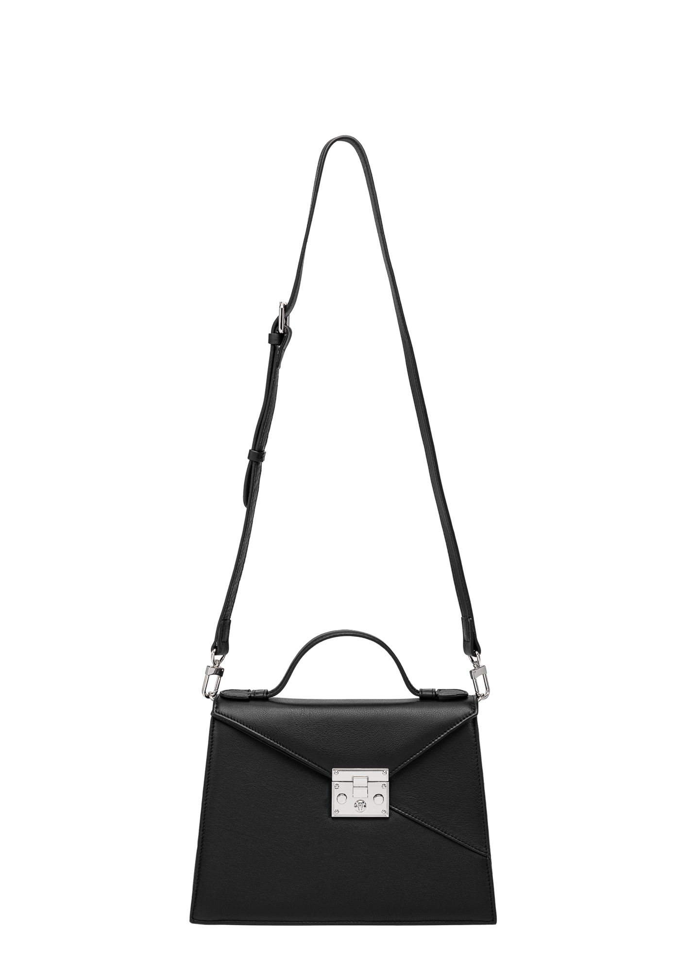 LOURDES 1974 Black handbag with strap