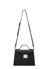 LOURDES 1974 Black handbag with strap