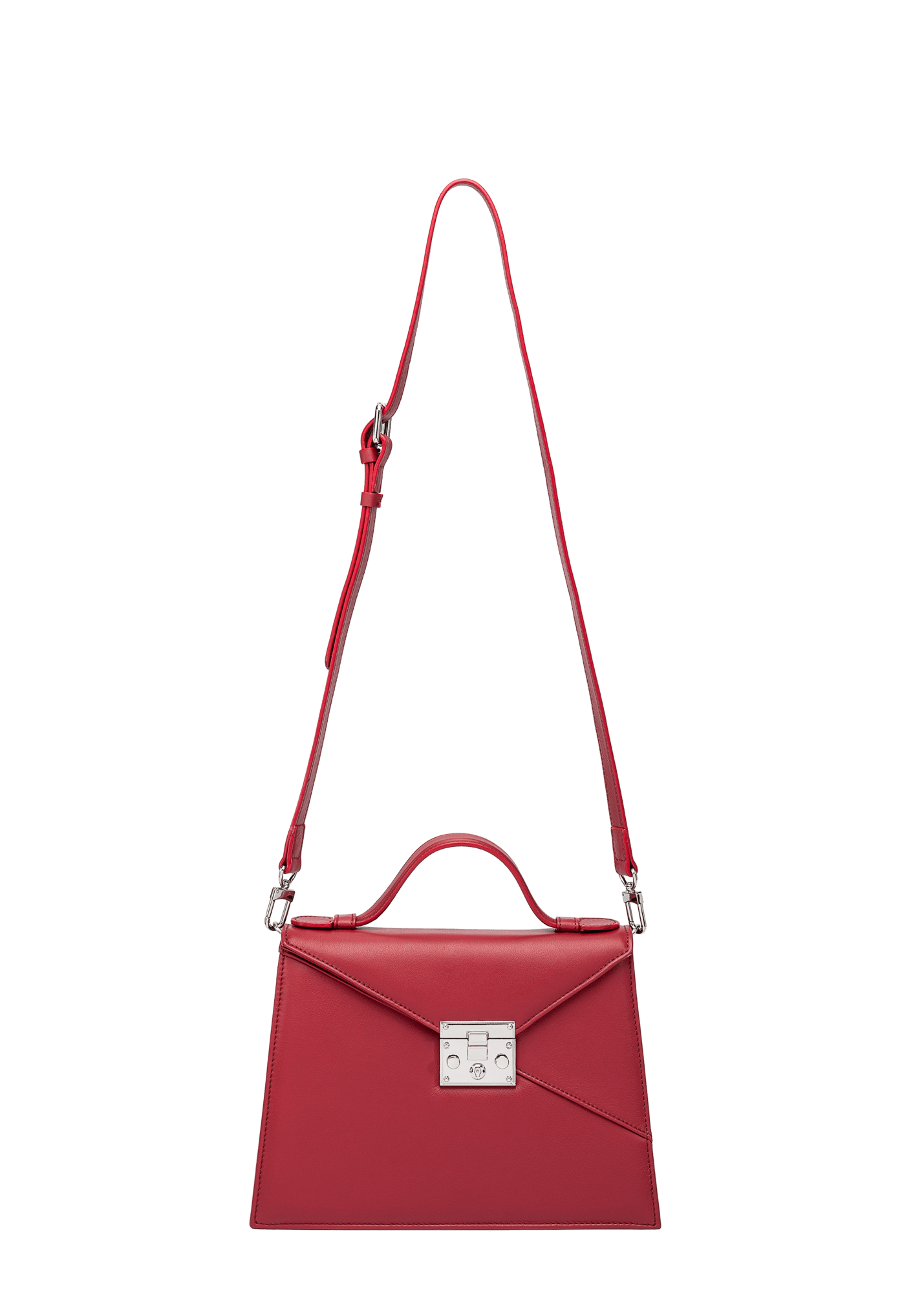 LOURDES 1974 Red handbag with strap
