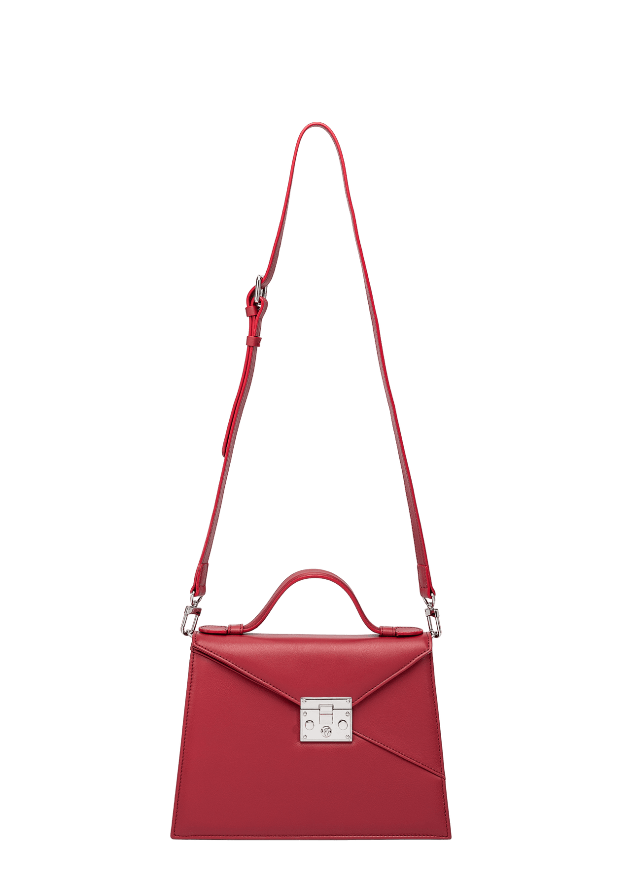 LOURDES 1974 Red handbag with strap