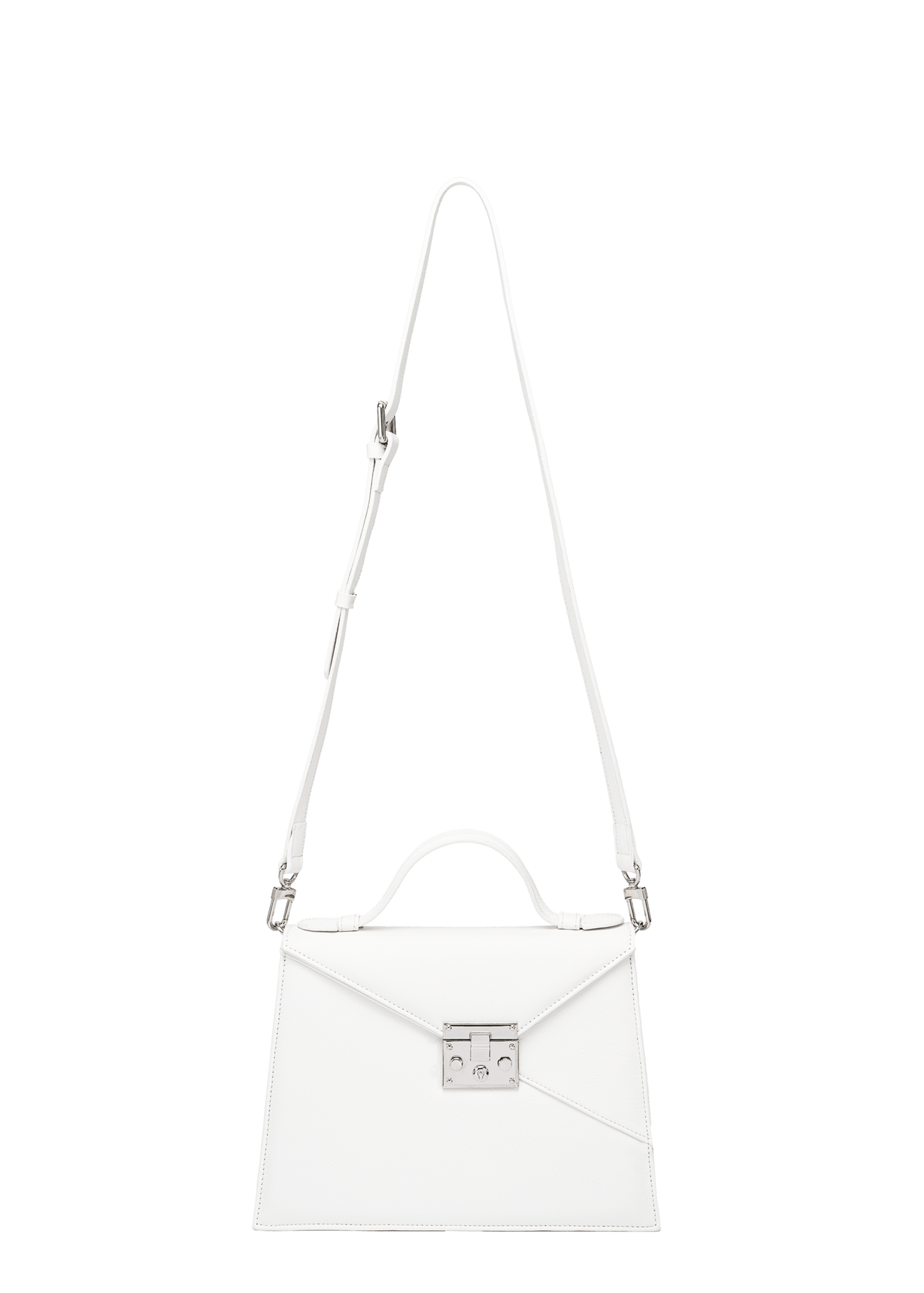 LOURDES 1974 White handbag with strap