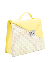 SILVIA 1960 Canary yellow handbag side view