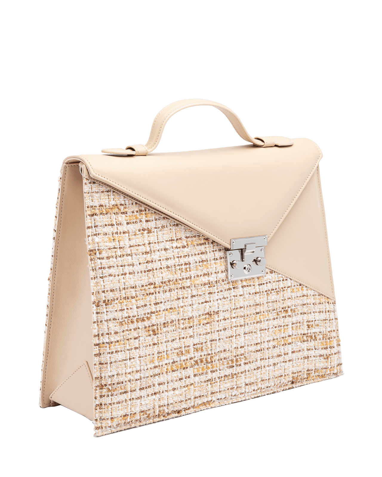 SILVIA 1960 Taupe handbag side view