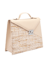 SILVIA 1960 Taupe handbag side view