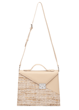 SILVIA 1960 Taupe handbag with strap