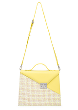 SILVIA 1960 Canary yellow handbag with strap