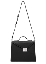 SILVIA 1974 Black handbag with strap