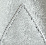 LINNETTE nappa pebbled leather in white